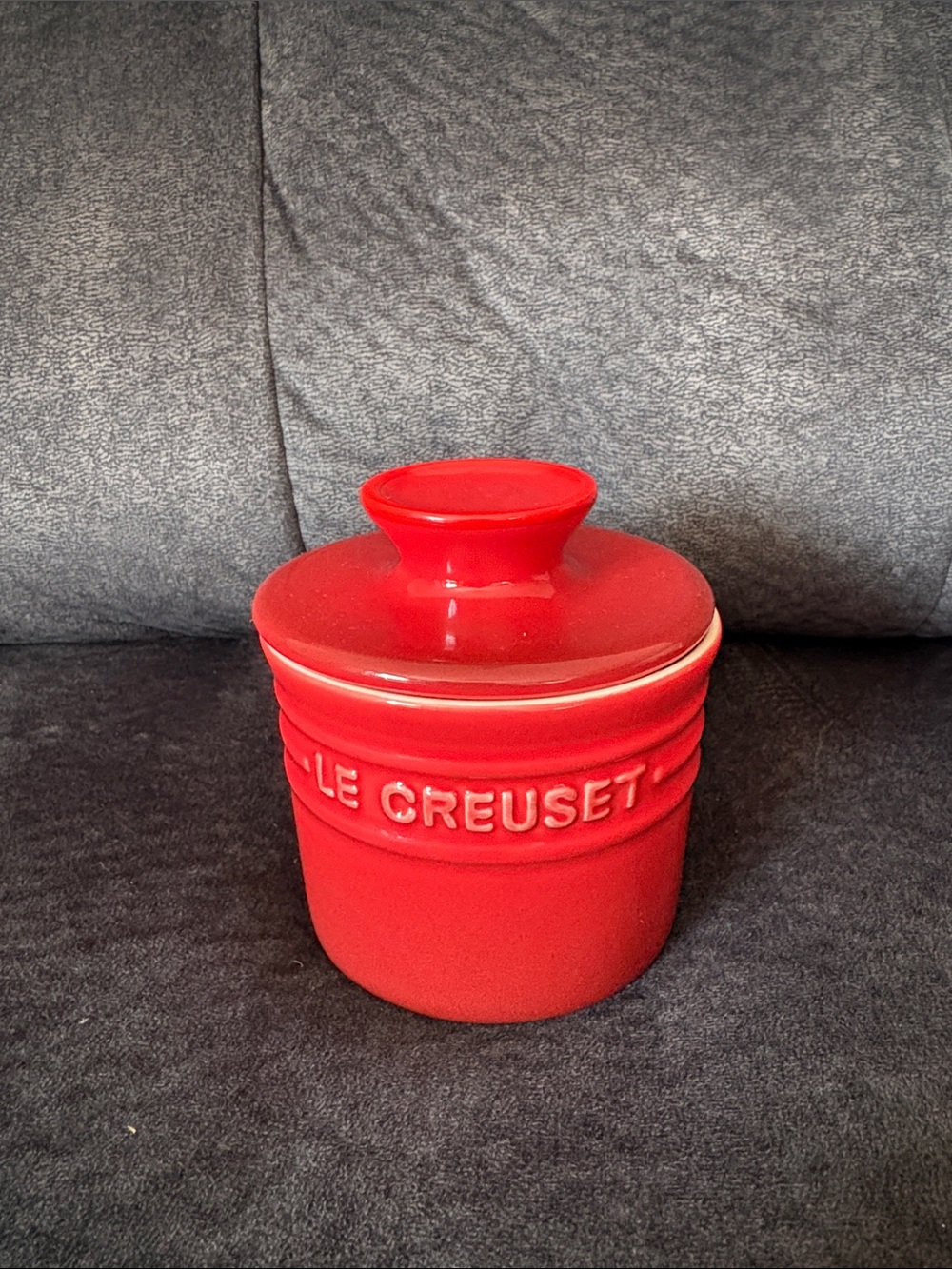 Le Creuset Cerise Stoneware Butter Bell